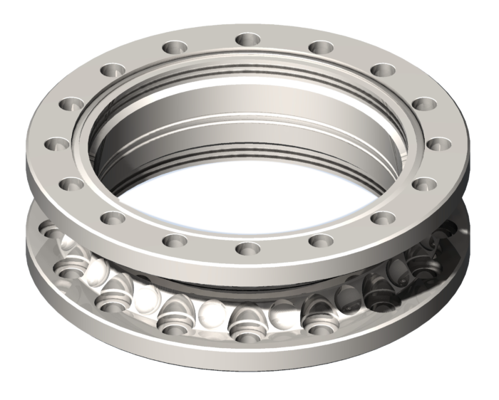 6 In. Conflat Close Coupler - Rotatable