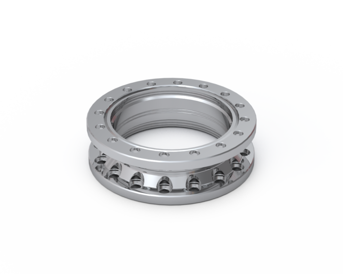 6 In. Conflat Close Coupler - Rotatable