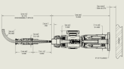 Dimension Drawing Electron Gun EGH-6002 / EGPS-6002