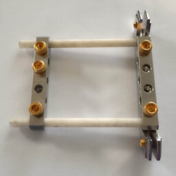 Step2- Slide the Clamp assembly over the alumina tubing. 