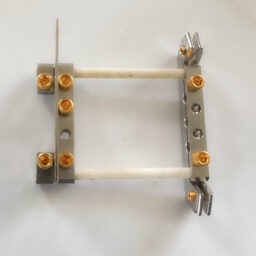 Clamps in place and perforated plate secure. 