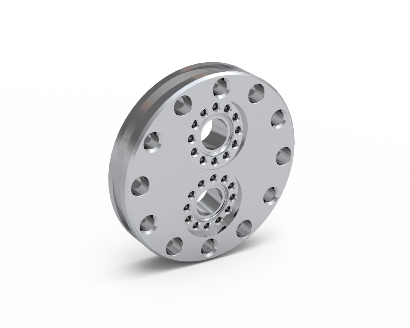 Flange Adapter 275 to (2) 095 CF Ports