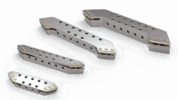 Groove Grabbers Vented #4-40 Tapped holes