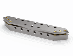 6.00" Groove Grabber Vented #4-40 holes