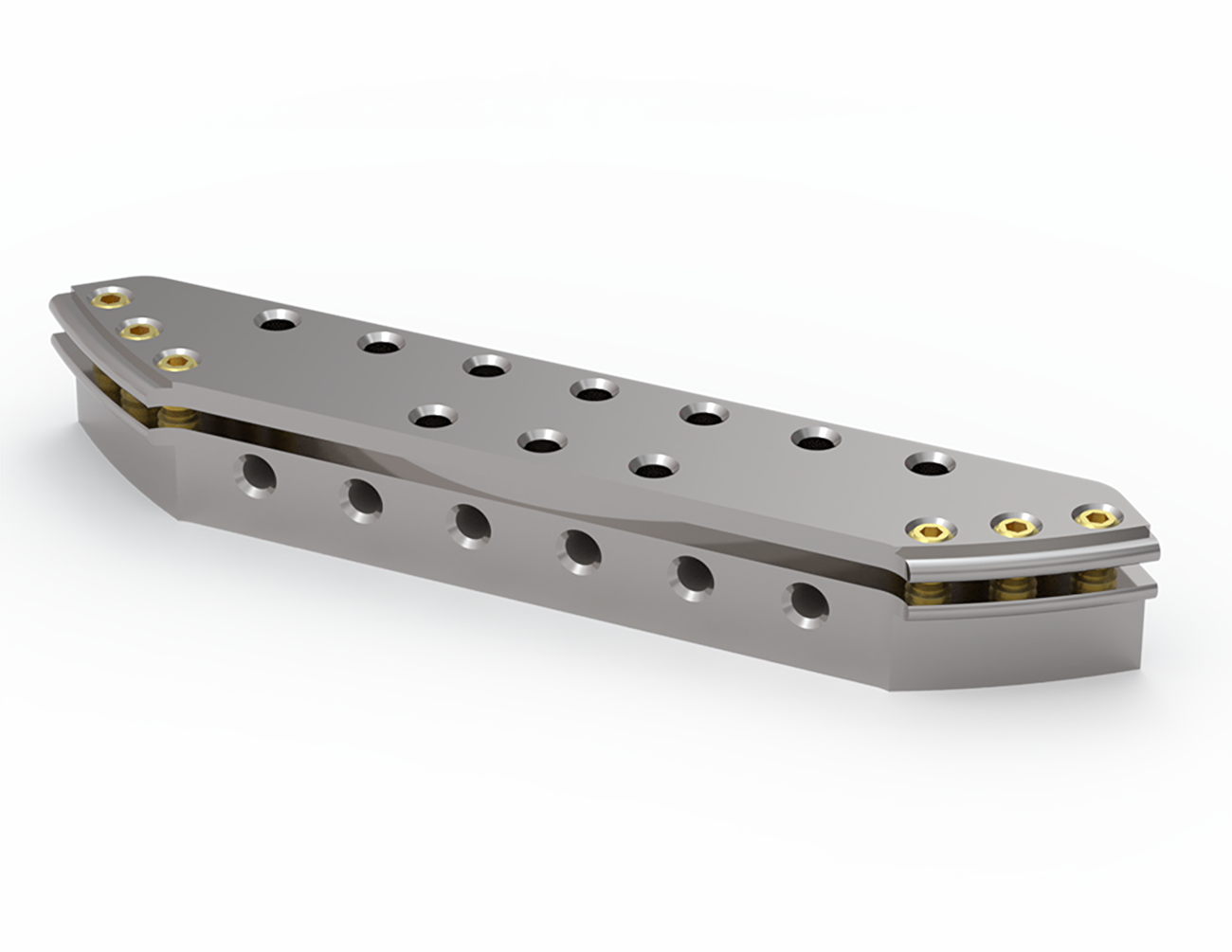 6.00" Groove Grabber Vented #4-40 holes