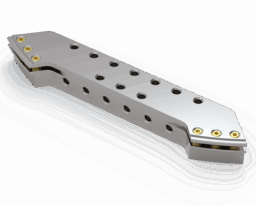 8.00" Groove Grabber Vented #4-40 holes