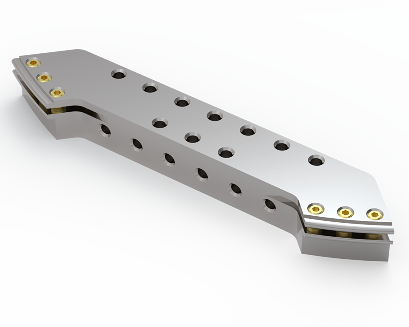 8.00" Groove Grabber Vented #4-40 holes